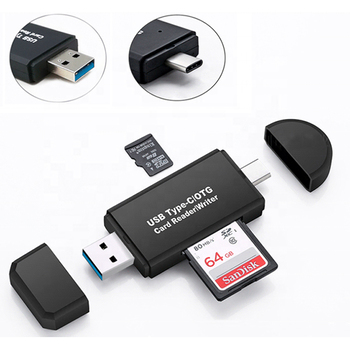 USB 2.0/Type-C讀卡機-支援SD/TF/Mic SD_1